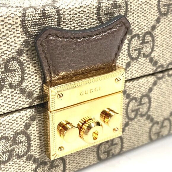 GUCCI 675969 GG Supreme Padlock Case for Apple Watch item case Hand Bag Unused - Picture 7 of 16